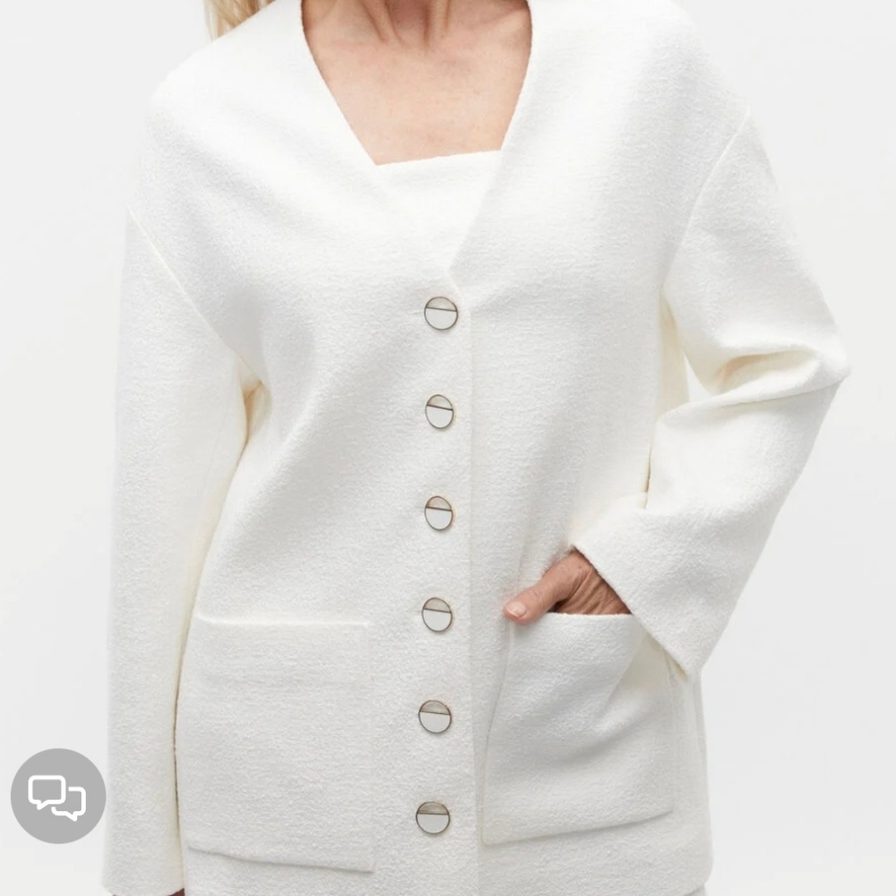 Seed Heritage Australia Cloud Cream Boucle Jacket-new with tags, size 14